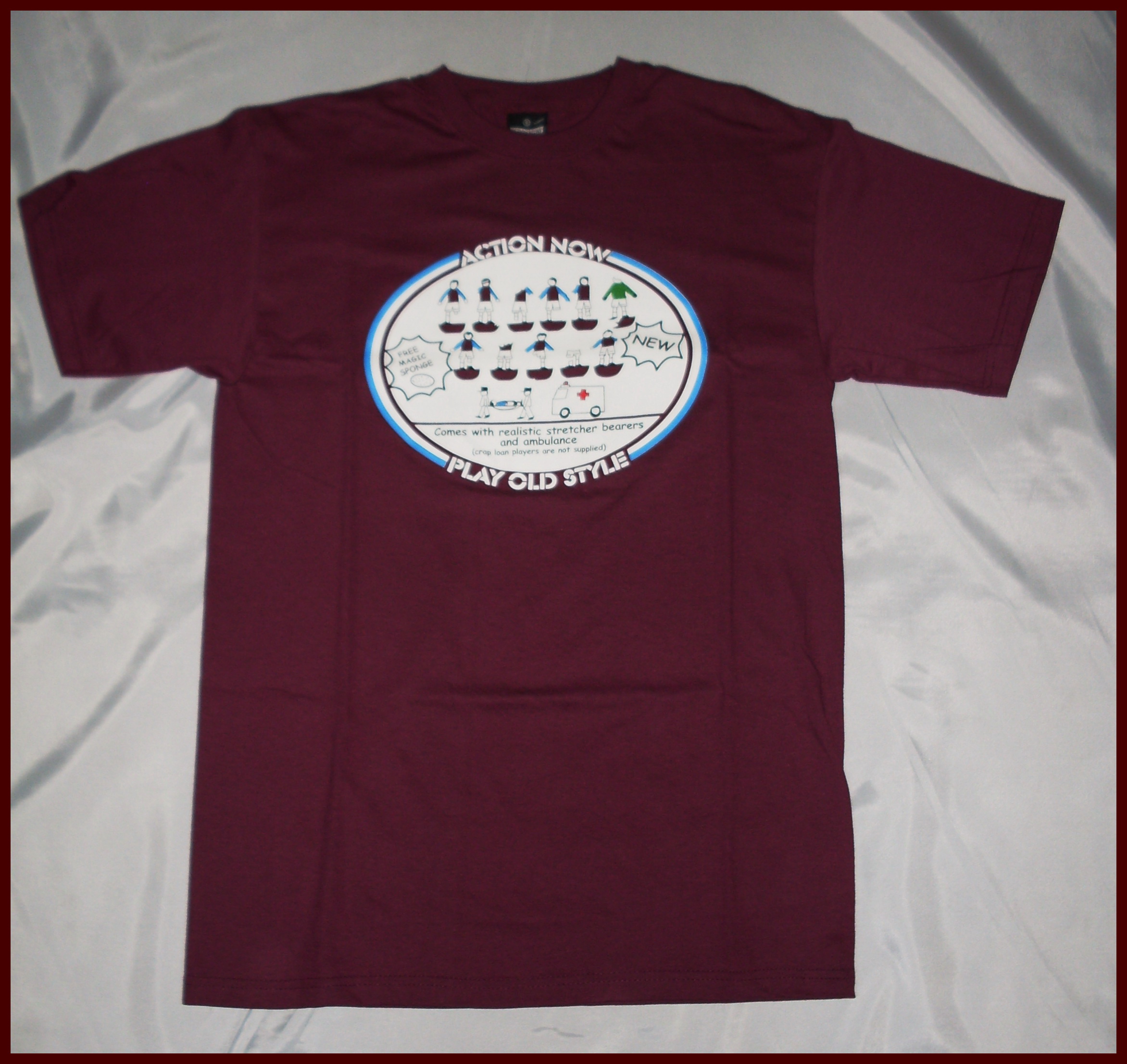 T-Shirt "Subbuteo Team" burgundy